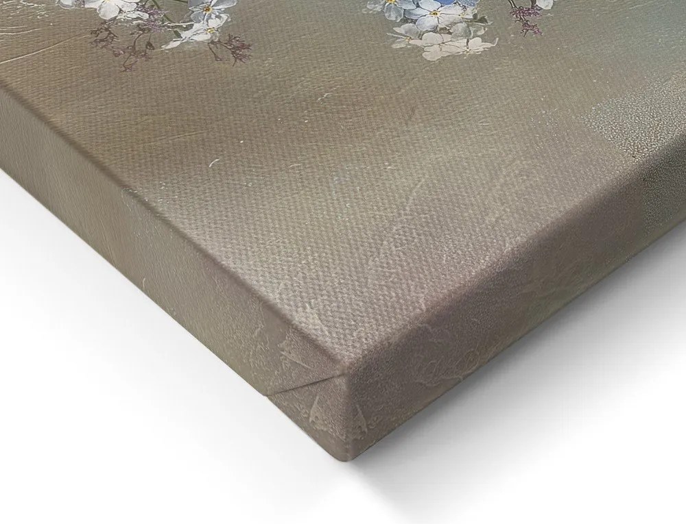 Печатна върху платно картина 32x32 cm Forget-me-not – Styler