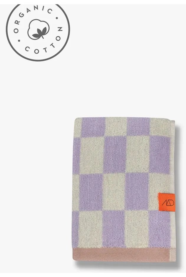 Светложълто-лилави кърпи от органичен памук в комплект от 2 броя 40x55 cm Retro - Mette Ditmer Denmark