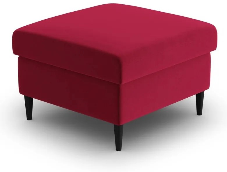 Червена кадифена табуретка Kyoto – Cosmopolitan Design