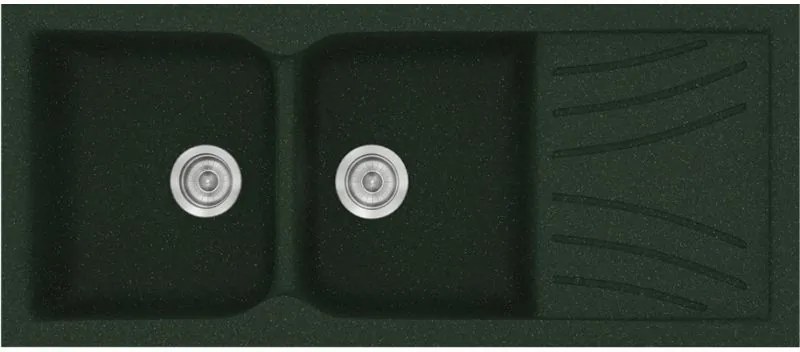 Мивка Sanitec 332-Granite Green