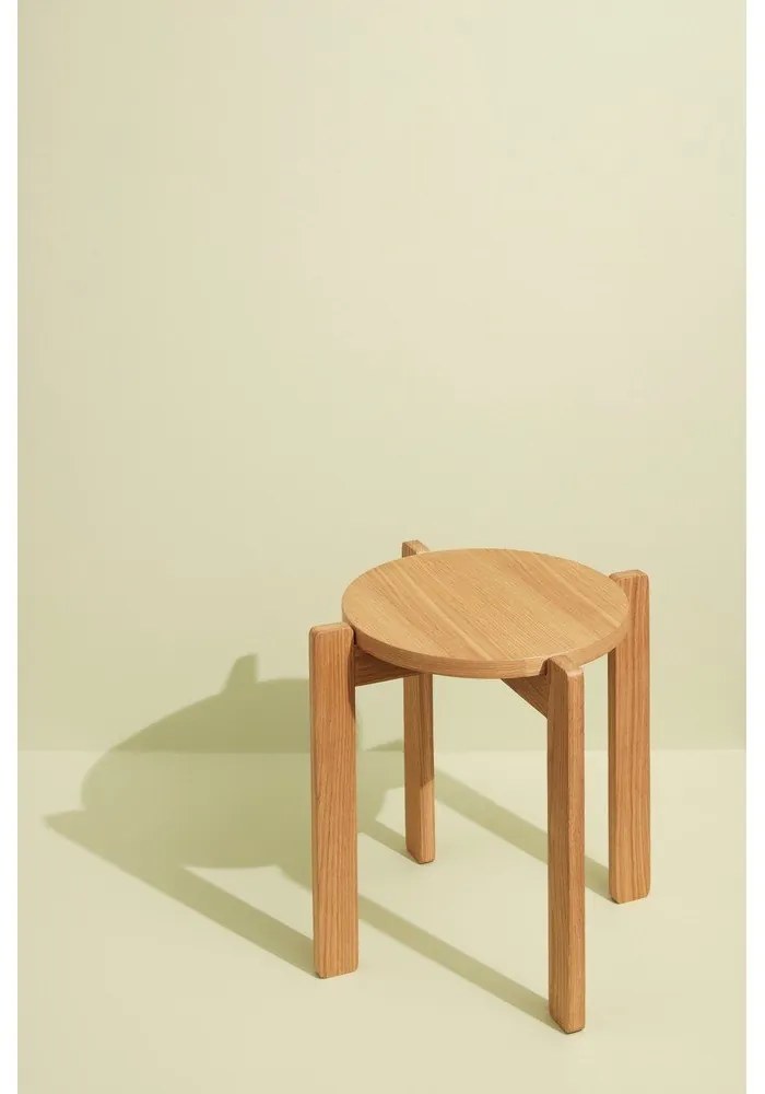 Табуретка от дъбова дървесина Always - Hübsch