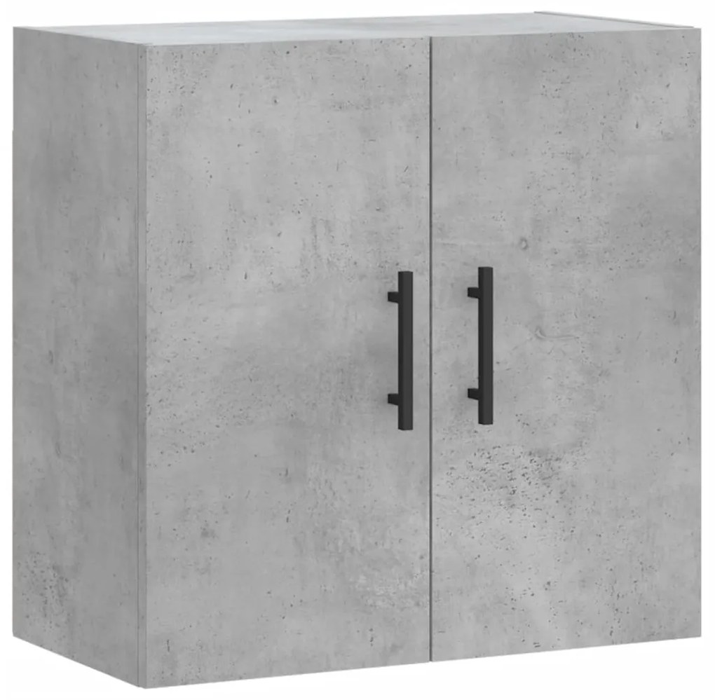 829992 vidaXL Стенен шкаф, бетонно сив, 60x31x60 см, инженерно дърво