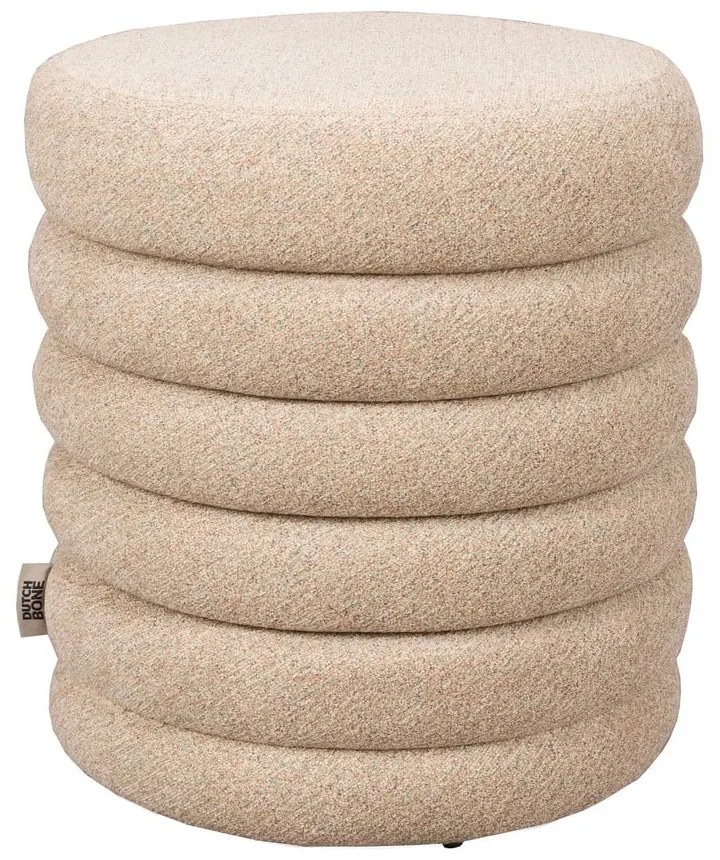 Бежова табуретка от букле Fern – Dutchbone