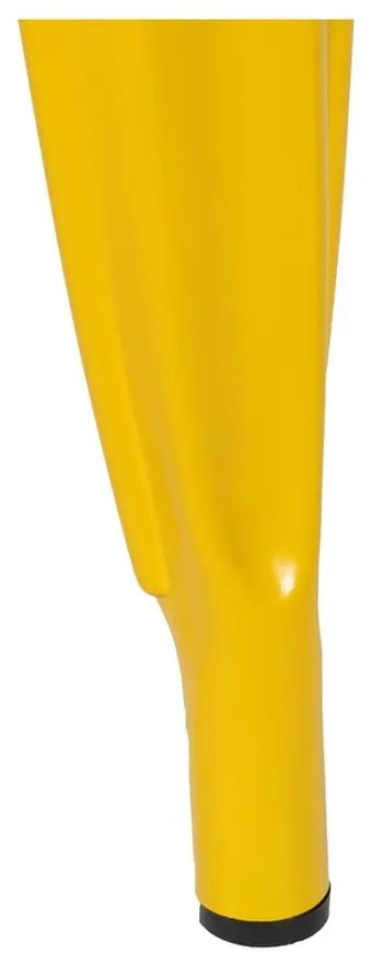 Жълти метални трапезни столове в комплект от 2 бр. – Ixia