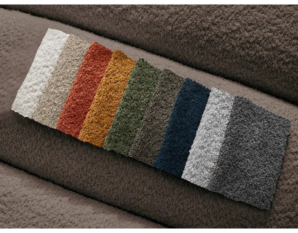 Кафява табуретка от прежда с примки от букле Annecy – Bobochic Paris