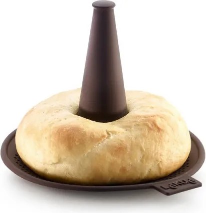 Комплект форми за приготвяне на бейгъли Lekue 1010176, 6 броя, 13.5х12.5х10.3 см, Микроперфорирани, -60/+220°C, Бронз