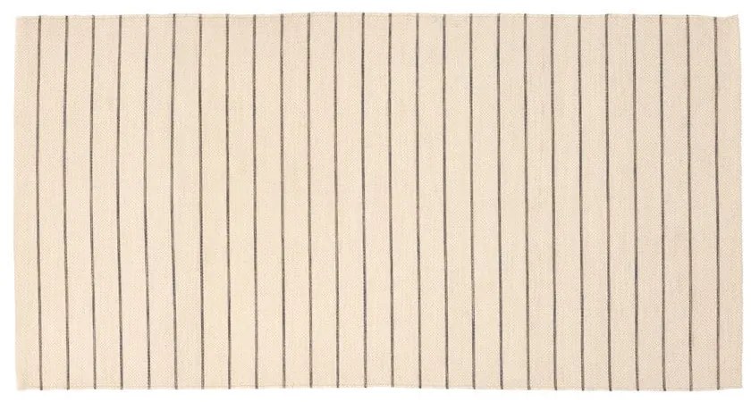 Бежов килим със смес от памук 75x150 cm Line – Södahl