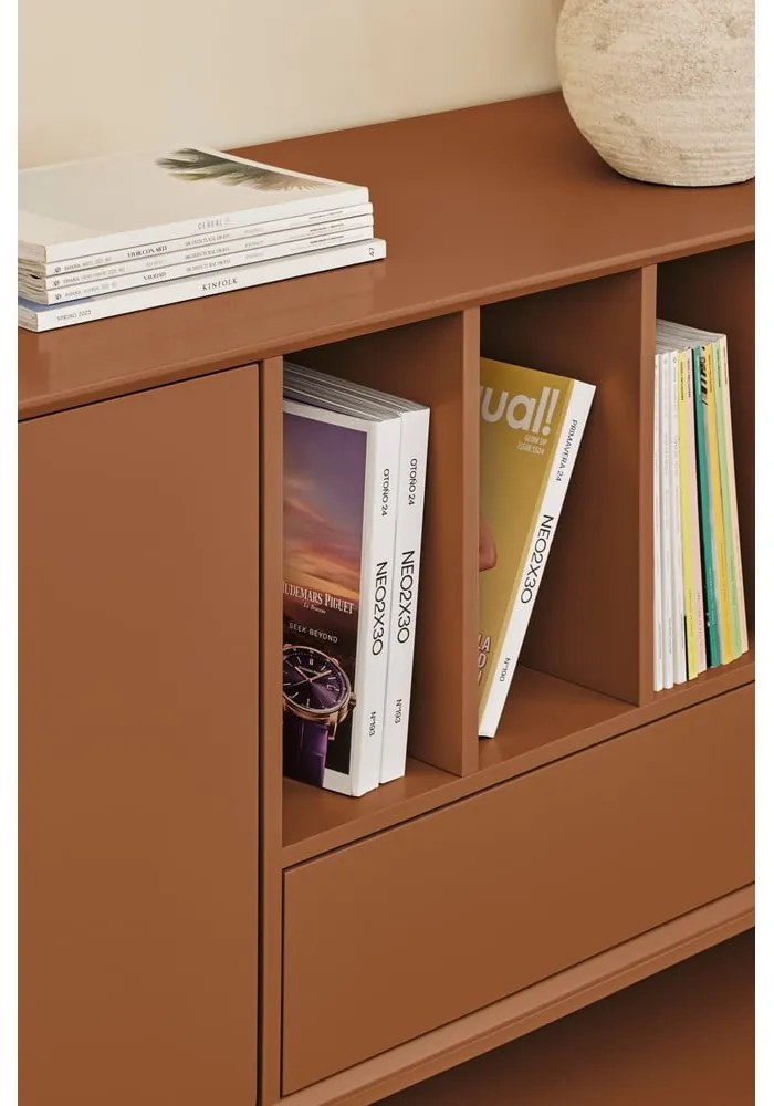 Скрин в тухлен цвят 220x98x45 cm Platt – Teulat