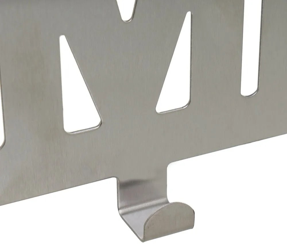 Матово сребро метален стелаж за врата 32 cm Home – Casa Selección