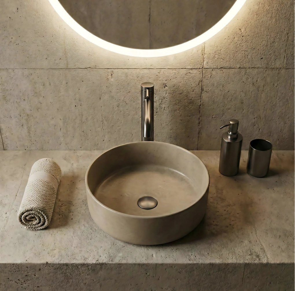 Смесител за баня Rea LUNGIS Gun Grey Super High