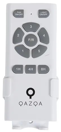 Вентилатор за таван черен 130 см вкл. LED димируем с дистанционно управление - Vifte