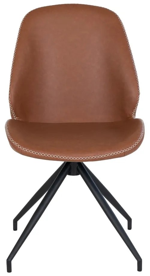 Кафяви трапезни столове в цвят коняк в комплект от 2 броя Monte - House Nordic