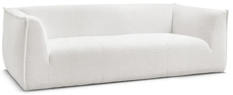 Бял диван от прежда с примки от букле 242 cm Giorgia – Bobochic Paris