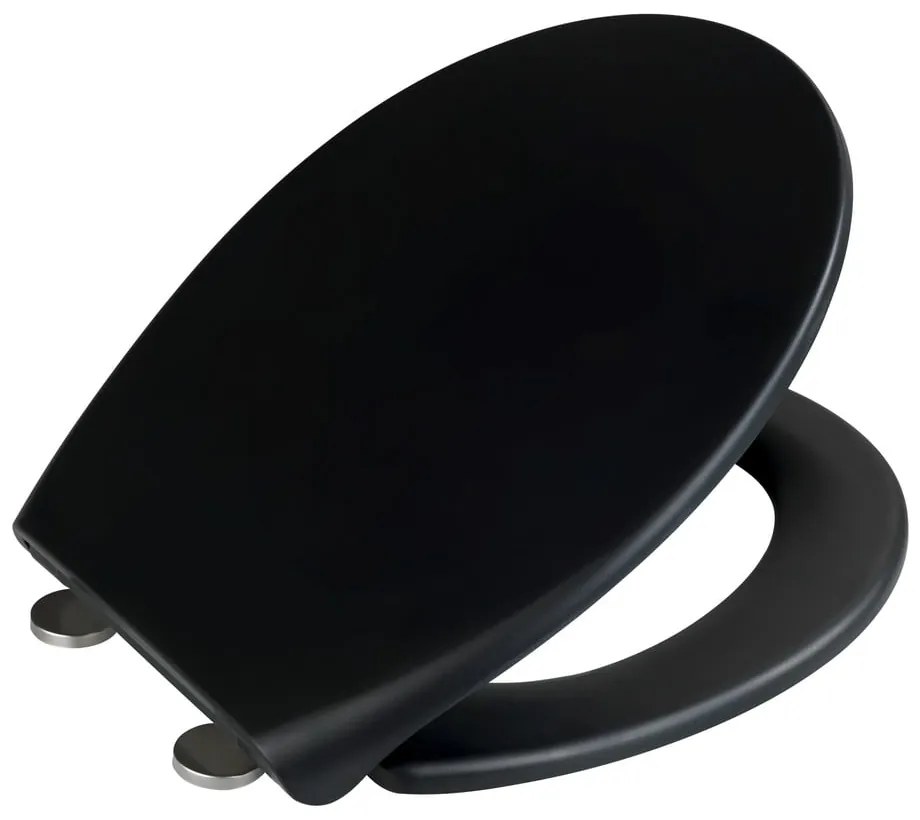 Черна тоалетна седалка Ikaria - Wenko