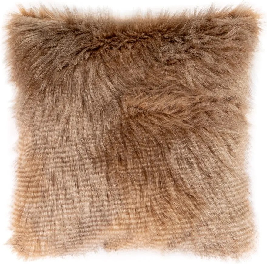 Кафява калъфка за възглавница от изкуствена кожа , 45 x 45 cm - Tiseco Home Studio