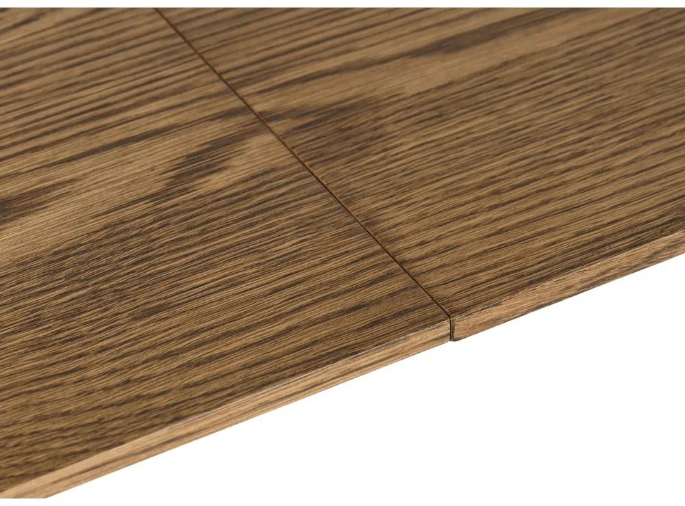 Сгъваема маса за хранене с дъбов плот 95x190 cm Baro - Unique Furniture