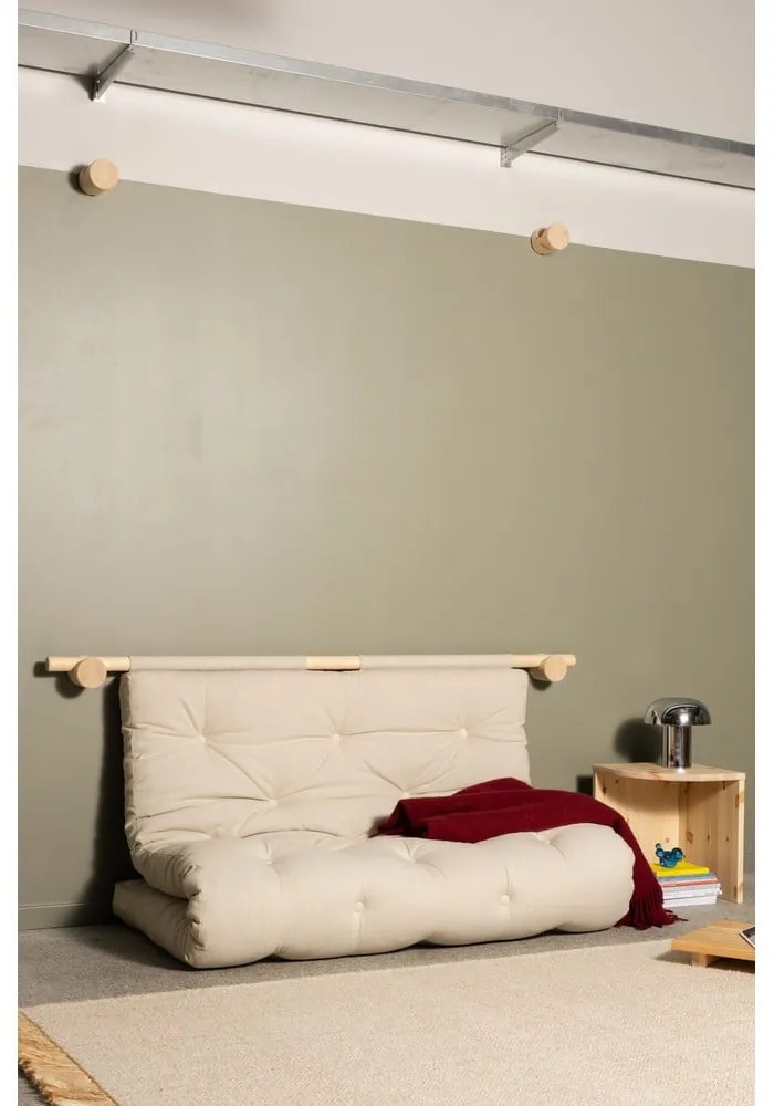 Бежов разтегателен диван 135 cm Hooked – Karup Design