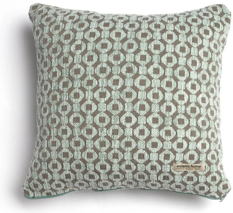 Декоративна калъфка за възглавница Aslanis Home Vermio-Menta-Sokola-30 x 50 cm