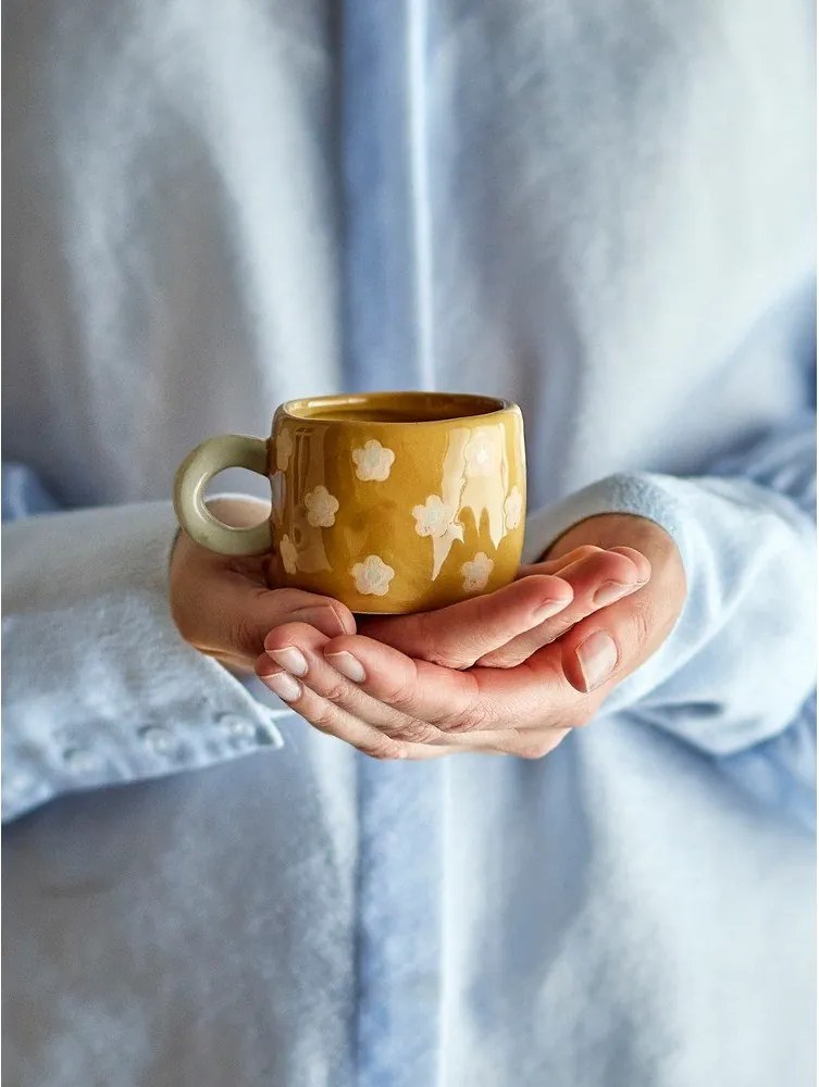 Кафява керамична детска чаша 110 ml Nini – Bloomingville