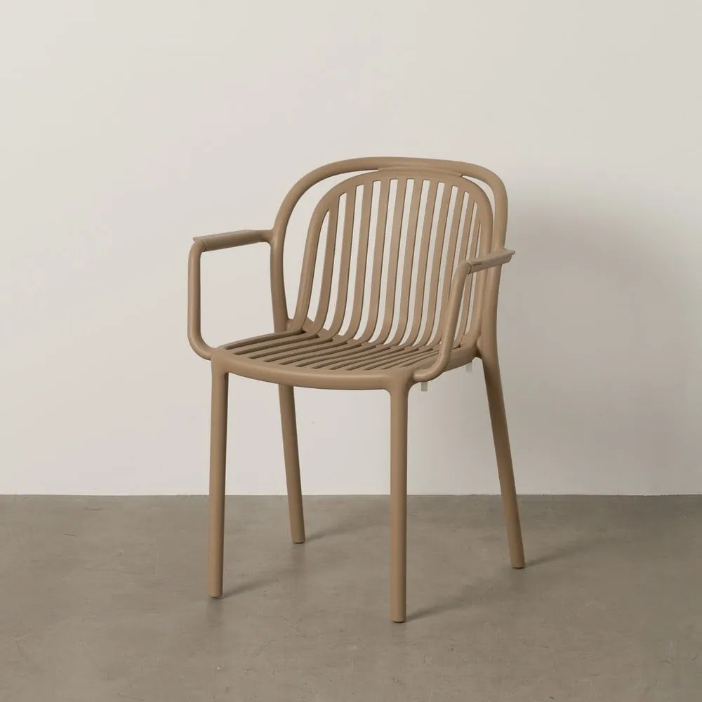 Бежов пластмасов трапезен стол Alia – Ixia