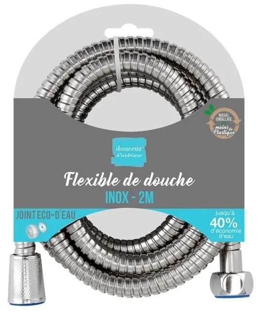 Стоманен душ маркуч Hydro – douceur d'intérieur