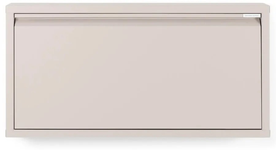 Кафяво-сива метална накланяща се стойка за обувки 75x37,5x12,5 cm Billy – Spinder Design