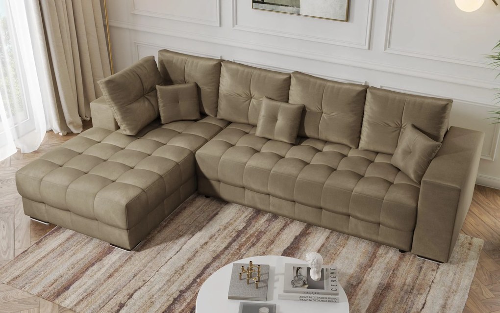 Разтегателен ъглов диван Никсън