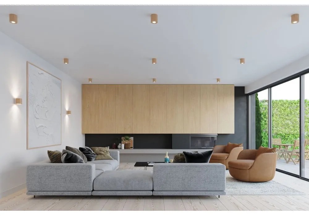 Дървена светлина за таван Roda - Sollux