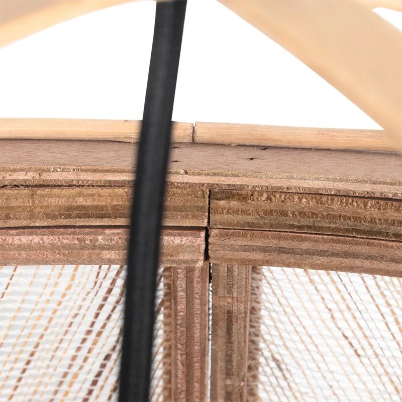 Ориенталски висящ аплик кафяв 50 см - Pascal