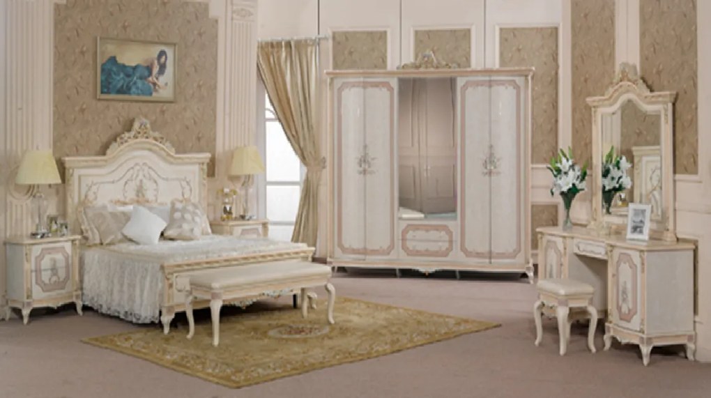 Koмплект за спалня 865, в стил Рококо