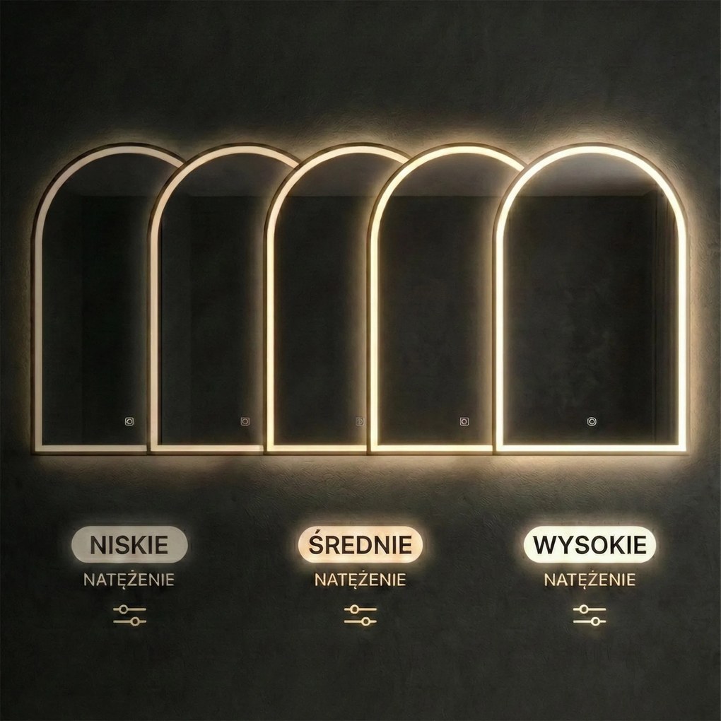 Огледало LED 60x100cm DART GOLD