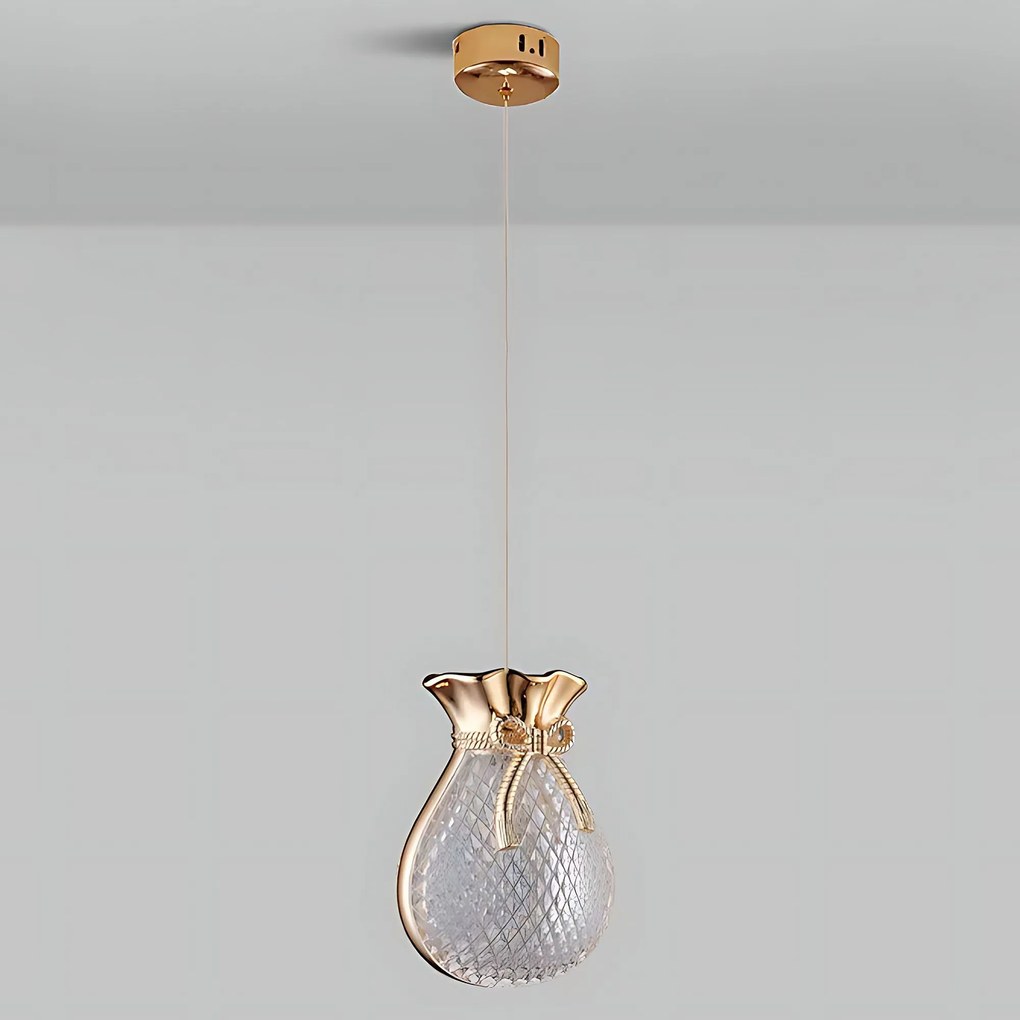Висяща таванна лампа LHJ107-1CP light rose gold