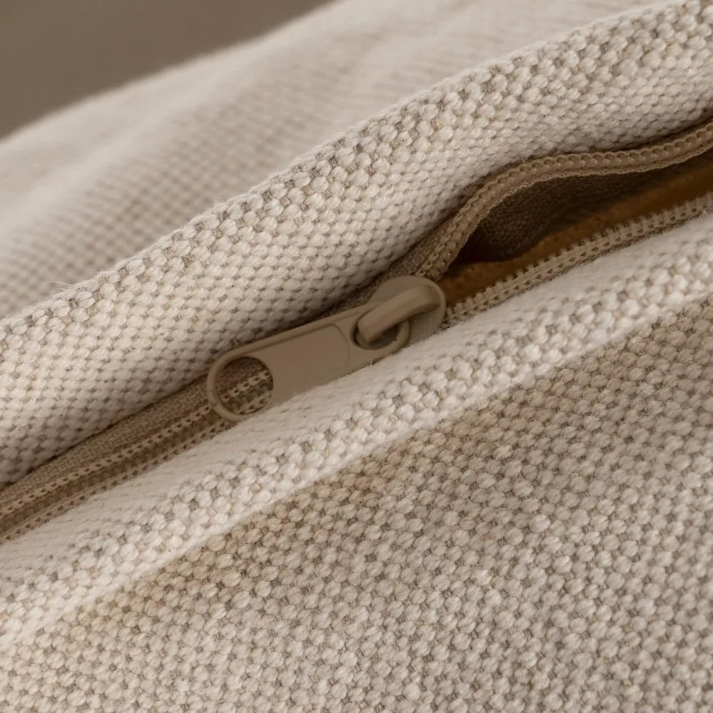 Кремав ленен диван 200 cm – Ixia