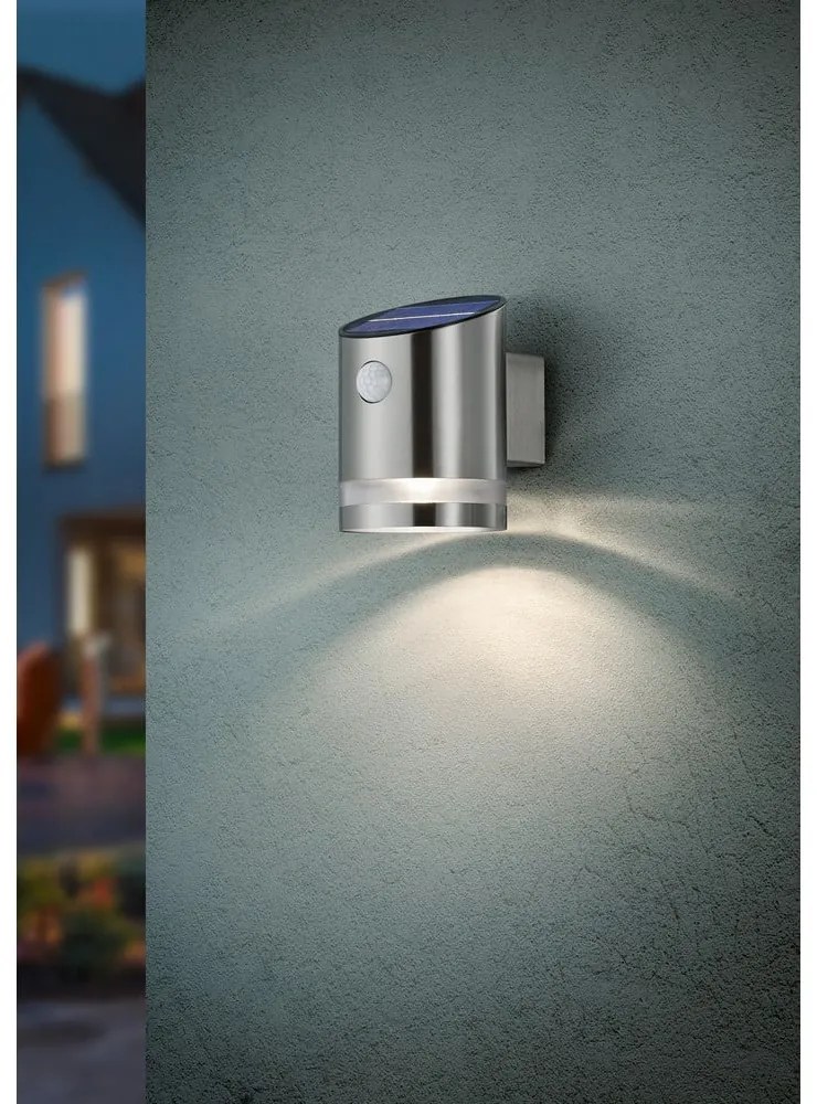 LED външно осветително тяло със сензор за движение (височина 13 cm) Salta – Trio