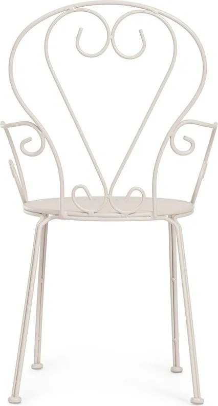 Бежов градински стол метален Etienne – Bizzotto