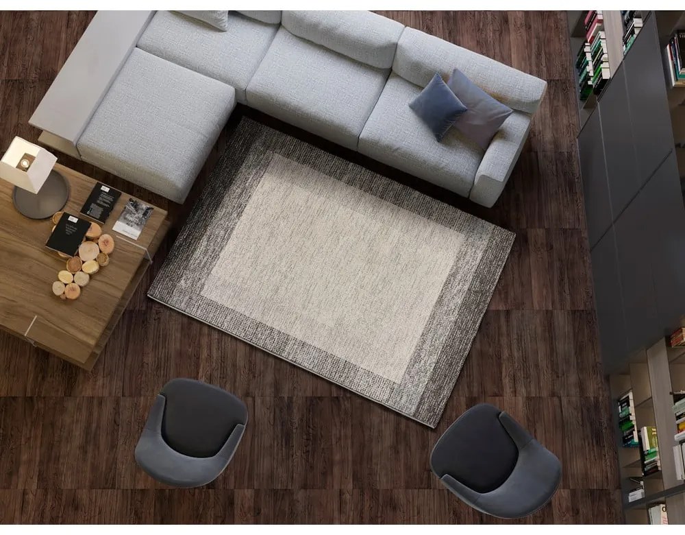 Сив килим 80x150 cm Delta - Universal