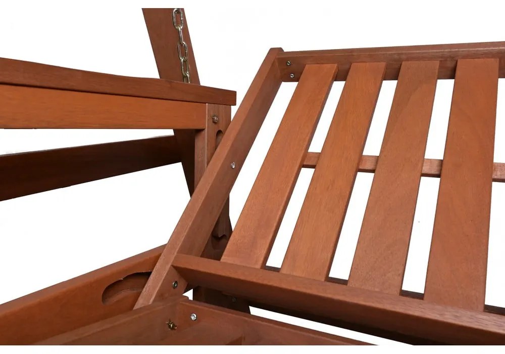 Зелена дървена градинска люлка Vegas Lux - Rojaplast