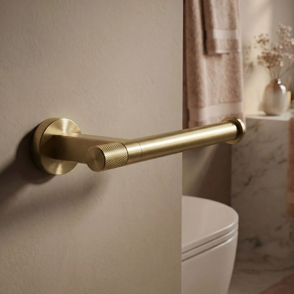 Поставка за тоалетна хартия 39105 ORI Brush Gold