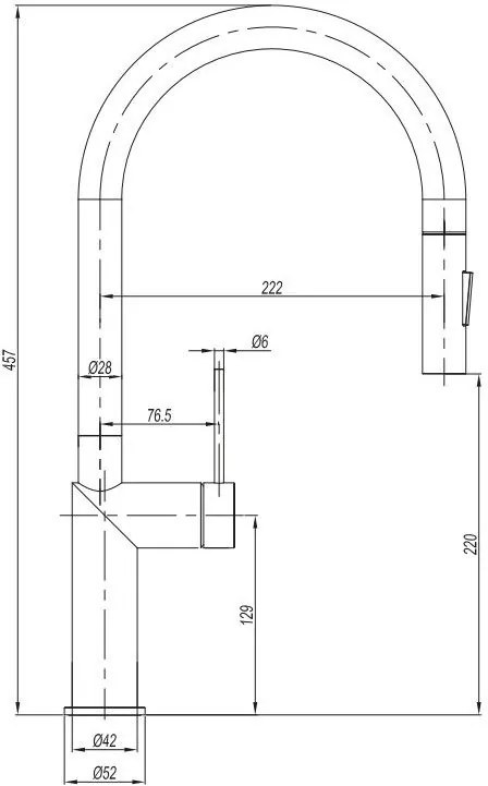 Смесител за кухня Cora 63630