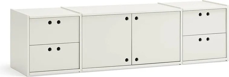 Кремава маса за телевизор 157x42x40 cm Wally – Teulat