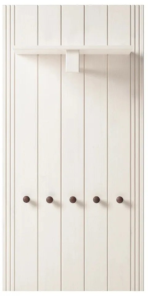 Бял комплект за коридор от масивен бор 60x120x25 cm Anita – Støraa