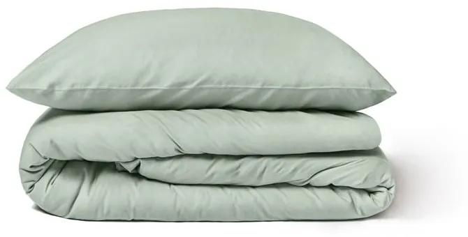 Градинско зелено спално бельо за двойно легло от измит памук , 200 x 220 cm - Bonami Selection