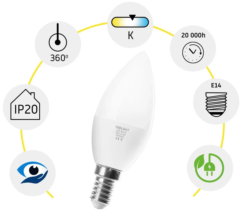 Крушка LED RSL036 E14 8W Neutral