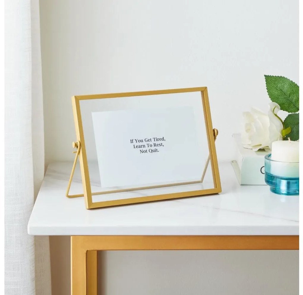 Eglo 423065 - Фоторамка RENABIE 10x15 см, златист цвят