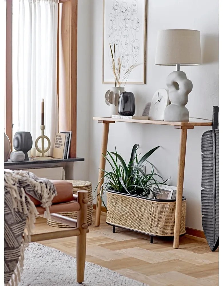 Кремав килим със смес от памук 150x210 cm Saxo – Bloomingville