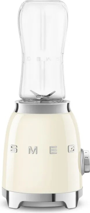 Блендер Smeg PBF01CREU, 300W, 2x 600 мл, 20000-24000 об/мин, Противоплъзгаща основа, Без BPA, Неръждаема стомана, Крема