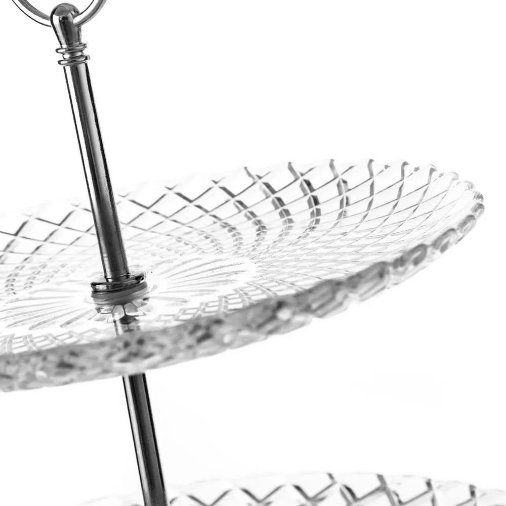 Стъклена стойка за десерти Harlequin – Casa Selección