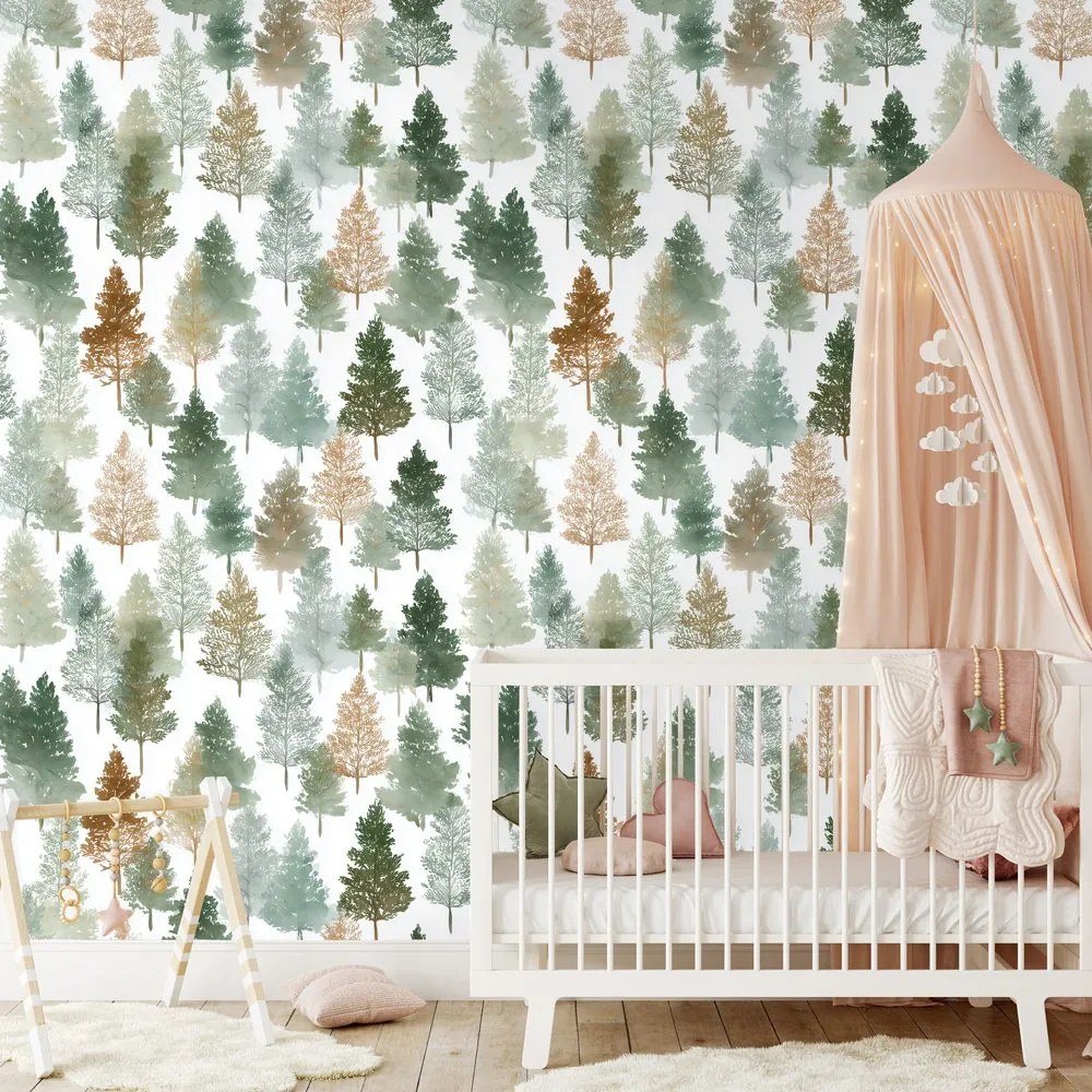 Тапет – Пъстроцветни горски дървета