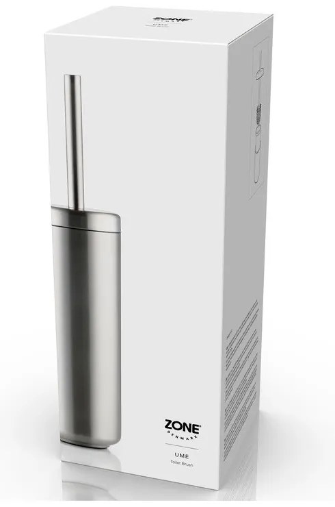 Четка за тоалетна от неръждаема стомана в матово сребрист цвят Ume – Zone
