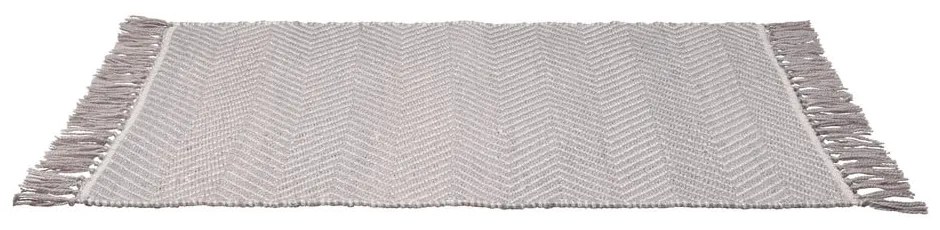 Сива постелка за баня от рециклирана пластмаса Gata, 50 x 80 cm - Wenko